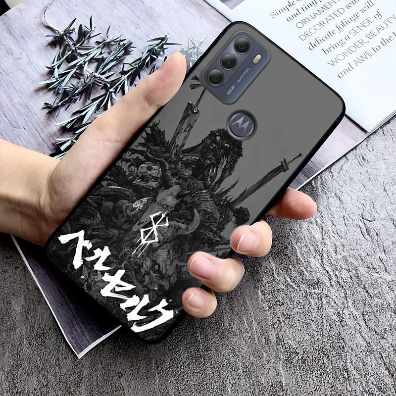 Berserk Guts Phone Case For Motorola Moto G Stylus 5G G Play G Power G 5G G Pure E20 E32 E40 E13 Edge 50 Pro 50 Fusion