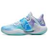 Water Flower 4 Nitrogen Technology Non-Slip Wear-Resistant Low-Top Basketball Shoes Men Basketball Shoes Blue Purple 112231109S-1