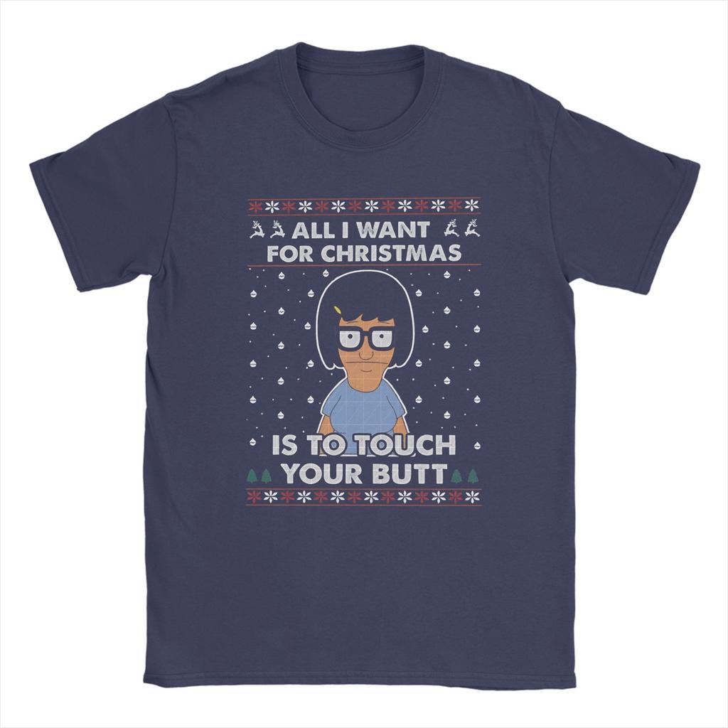 Men Women Bobs BurgersUgly Christmas T Shirts 100% Cotton Clothing Fun Short Sleeve Crew Neck Tee Shirt Plus Size T-Shirts