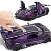 1/24 Koenigsegg ONE 1 Alloy Miniature Car Diecast Metal Scale Car Model Sound and Light Collection Children Toy Vehicles Gift