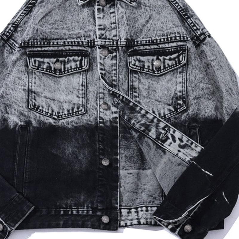 Осенняя новая цветная рабочая куртка с карманами и лацканами, мужская свободная джинсовая куртка в японском стиле в стиле ретро и хип-хоп