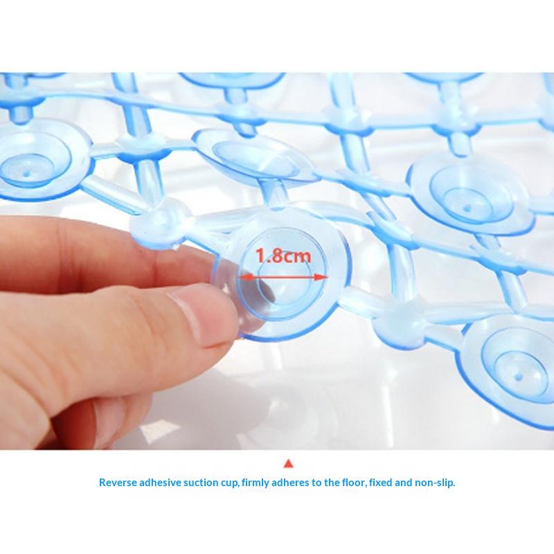 Household Non-Slip Mat Pvc Bathroom Mat With Massage Suction Cup Carpet Supplies