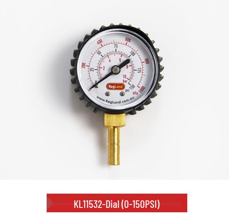 Craft Beer Fermentation Pressure Valve with CO2 Gauge