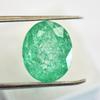 Natural Green Emerald Loose Gemstone 15x12mm Oval Cut for Anniversary for Jewelry Making and Crafts