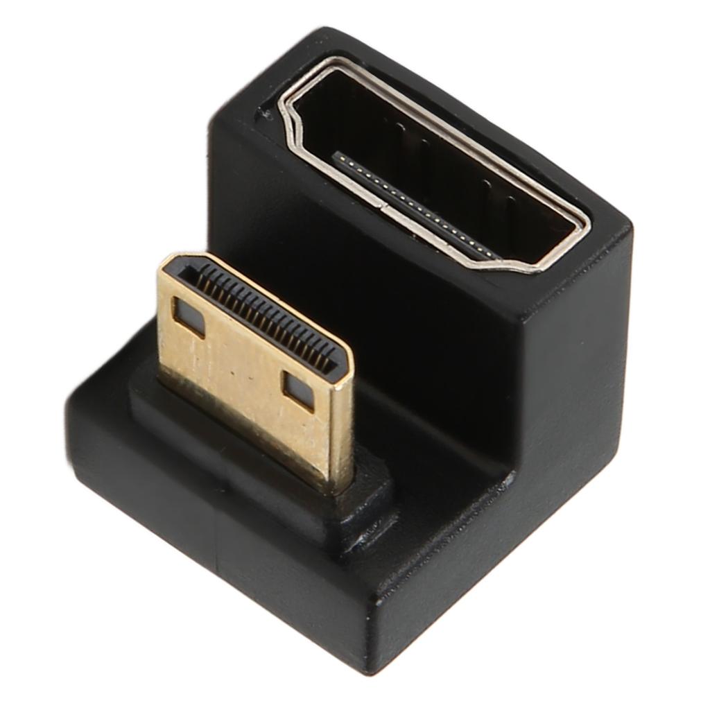 Mini HD To HD Adapter U Shaped Male To Female 8K 60Hz 4K 120Hz 48Gbps Mini HD To HD Converter for PC TV Projector