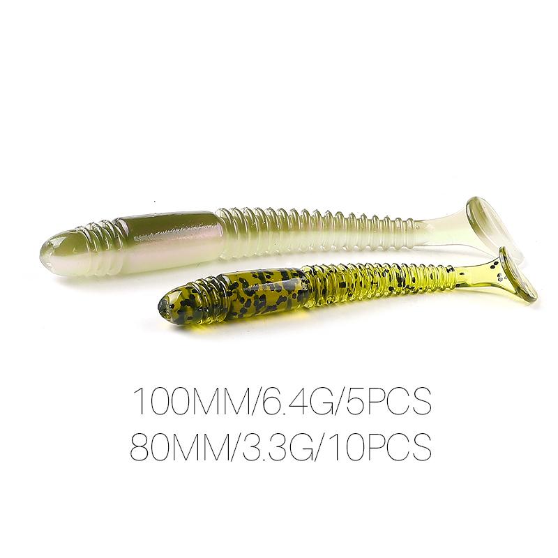 Supercontinent Swing Impact Ring Shad Fishing Lure Soft 8cm/10cm Baits Swimbait Jigging Lure Artificial Baits