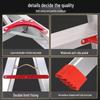 Jundingying 2M Double-Reinforced Aluminum Folding Telescopic Ladder