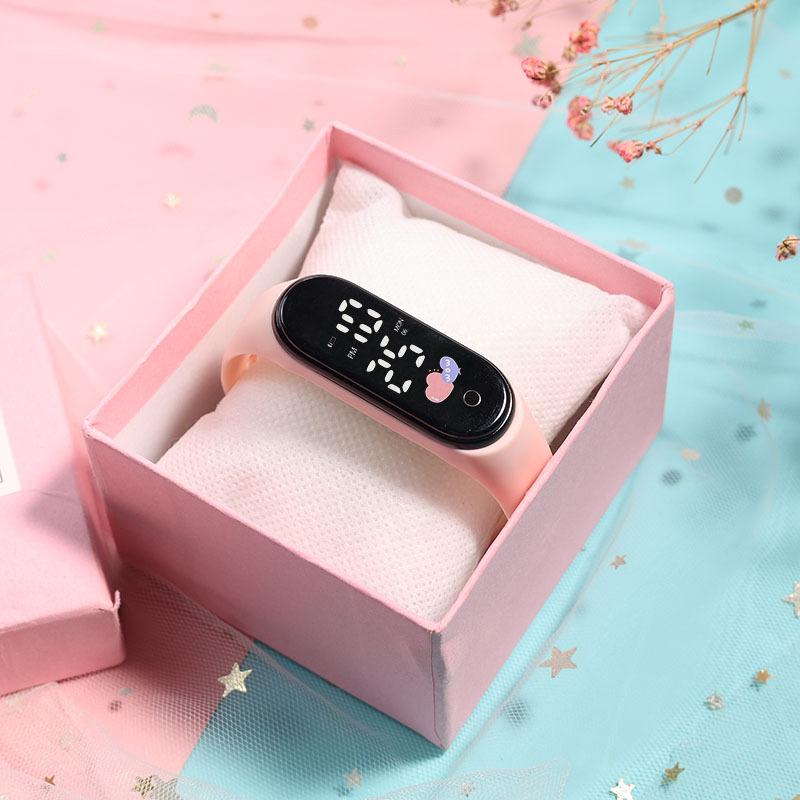 Основная мода Reward детские часы школьные студенческие светящиеся светодиодные часы детские электронные часы для девочек мальчиков часы Love Unique