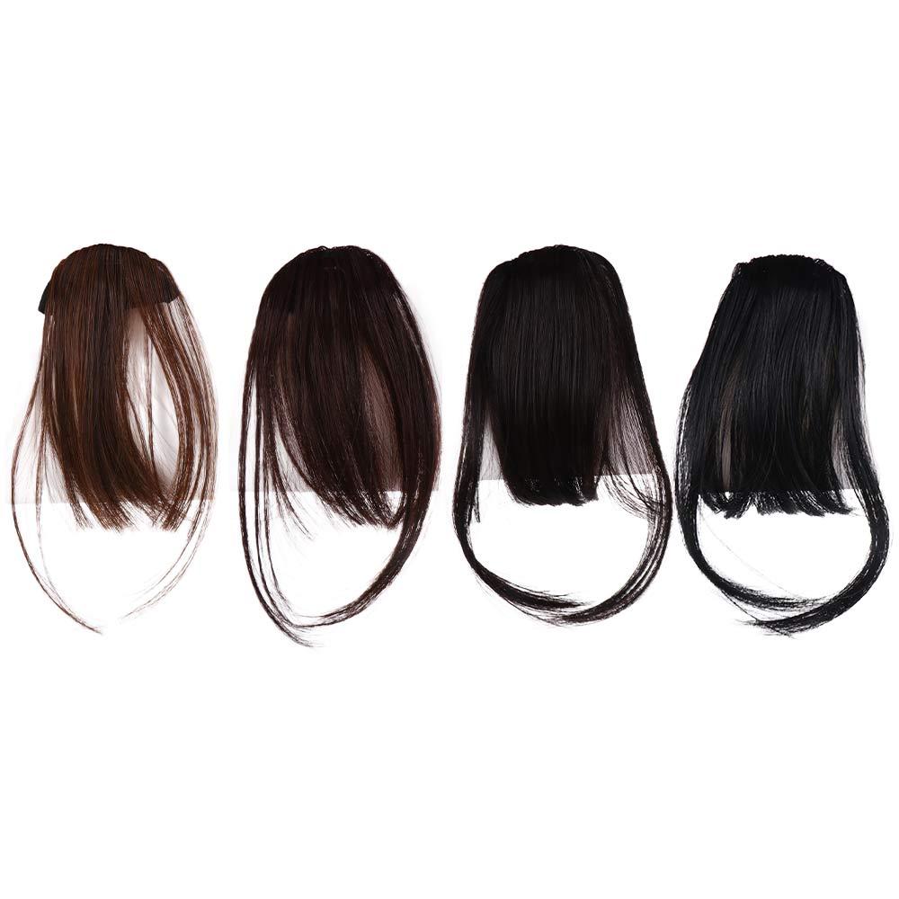 Invisible Hair Styling for Women Hair Extension Fringe Hairpieces Air Bangs Synthetic False Hair
