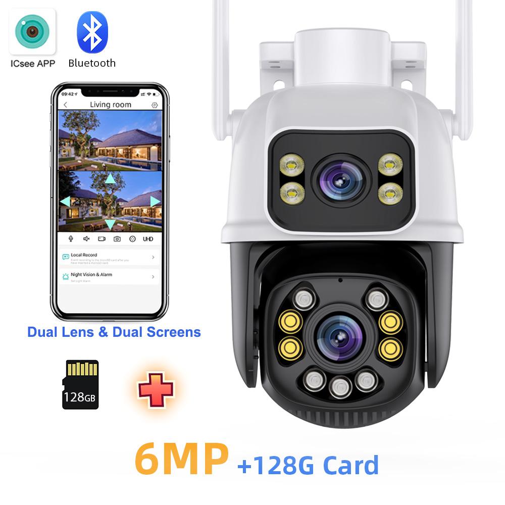 8-мегапиксельная камера видеонаблюдения Wi-Fi, водонепроницаемая беспроводная камера безопасности с искусственным интеллектом, обнаружение человека, камера видеонаблюдения Dahua IP, ночное видение