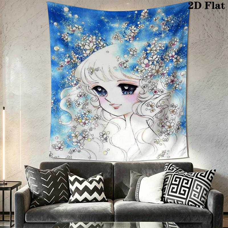 CANDY Wall Tapestry Aesthetic Wall Hanging Printed Fabric Blanket Decorative Tapestries for Bedroom Living Room Home Decor