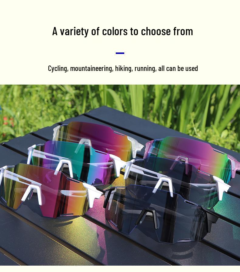 White Frame Photochromic Cycling Glasses - Day & Night UV Protection for Men & Women