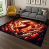3D China Dragon Myth Art Carpet Rug for Sofa Bedroom Living Room,Area Rug Doormat Home Decor,Kid Game Non-slip Floor Mat