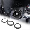 For Mazda MX-5 Miata ND 16-26 Real Carbon Fiber Car Console Air Condition Vent Outlet Ringn Cover Trim Interior Car Accessories