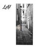 Home Decor Door Wrap 3D Sticker Self-adhesive Modern Retro Cover Waterproof PVC Sticker Decal for Bedroom Decor 30 x 79 Inches
