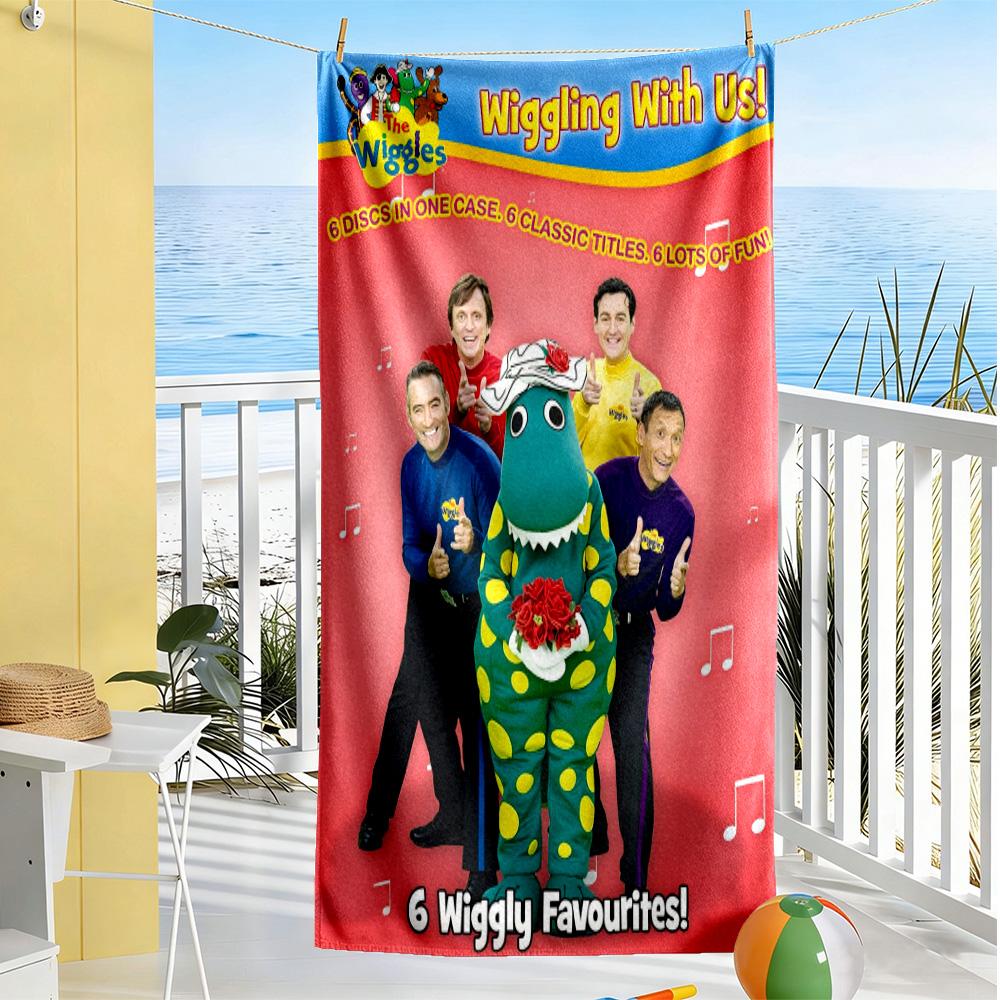 Wiggles Beach Towel Super Soft Absorbent Comfortable Lightweight Portable for Swimming,Beach,Camping, Travel, Beach Accessories,Gym