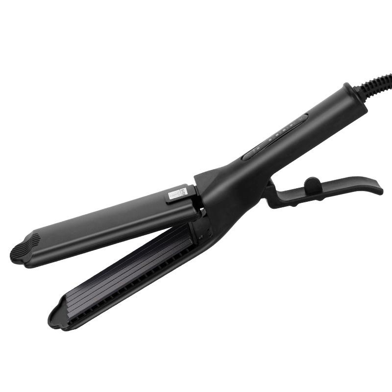 Волнистые бигуди 1,75 дюйма, гофрированные щипцы для завивки волос, щипцы для салона красоты, утюг для обжима, стили для обжима волос