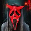 Devil Face Masque for Adult Horror Scream Ghost Full Face Masque for Halloween Masquerade Party Costume Cosplay Prop