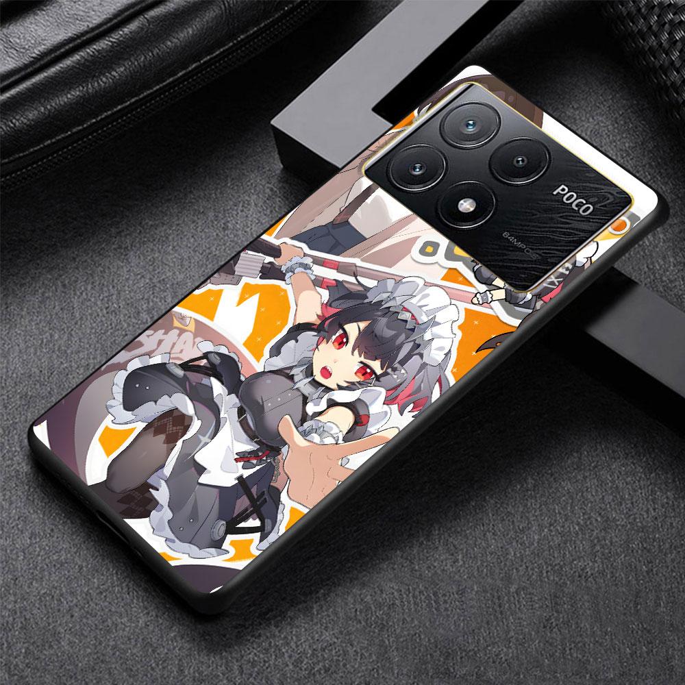 Чехол Wise Belle Zenless Zone Zero для Xiaomi Poco X6 X3 NFC M5s X5 F3 M4 M3 Pro Черный Силиконовый Мягкий Чехол для Телефона Coque