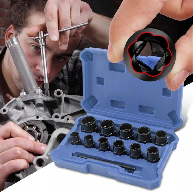 Sockets for damaged machined broken nuts bolts 9-19mm