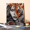 Цифровая живопись маслом DIY живопись по номерам Домашнее украшение Искусство Холст Цифры Картина маслом