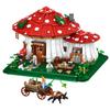 2233PCS Fairy Tale Mushroom House Building Blocks Village Architecture Micro Mini Assemble Bricks Girl Kids Birthday Gifts
