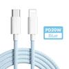 Кабель для передачи данных для iPhone 13 PD20W, плетеный кабель для быстрой зарядки типа c, подходит для зарядных кабелей Samsung IPhone13 14promax