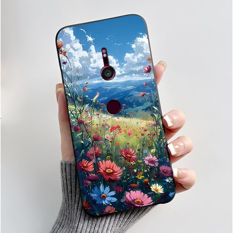 Чехол для Sony Xperia XZ3 SO-01L XZ2 SO-03K Чехол для телефона Роскошный Модный Милый Крутой Для Мальчиков Девочек Черный Матовый Мягкий Силикон Задняя Крышка