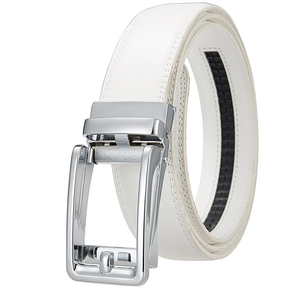 1 шт. Мужской ремень с автоматической пряжкой, модный деловой ремень из коровьей кожи, ремень Ly36-3 3315-1