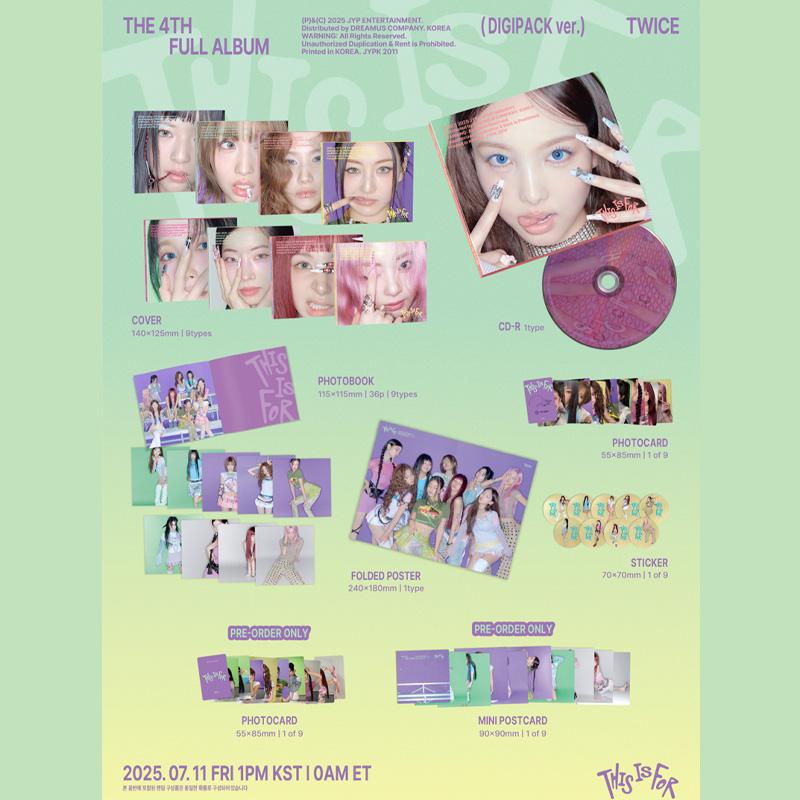 Twice THIS IS FOR (DIGIPACK Ver.)