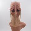 European & American Punk Style Women's Decorative Hijab Head Chain Face Mask