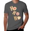 Hohoho Christmas Cookies Tshirt Sports Casual Short Sleeve Cotton Tee