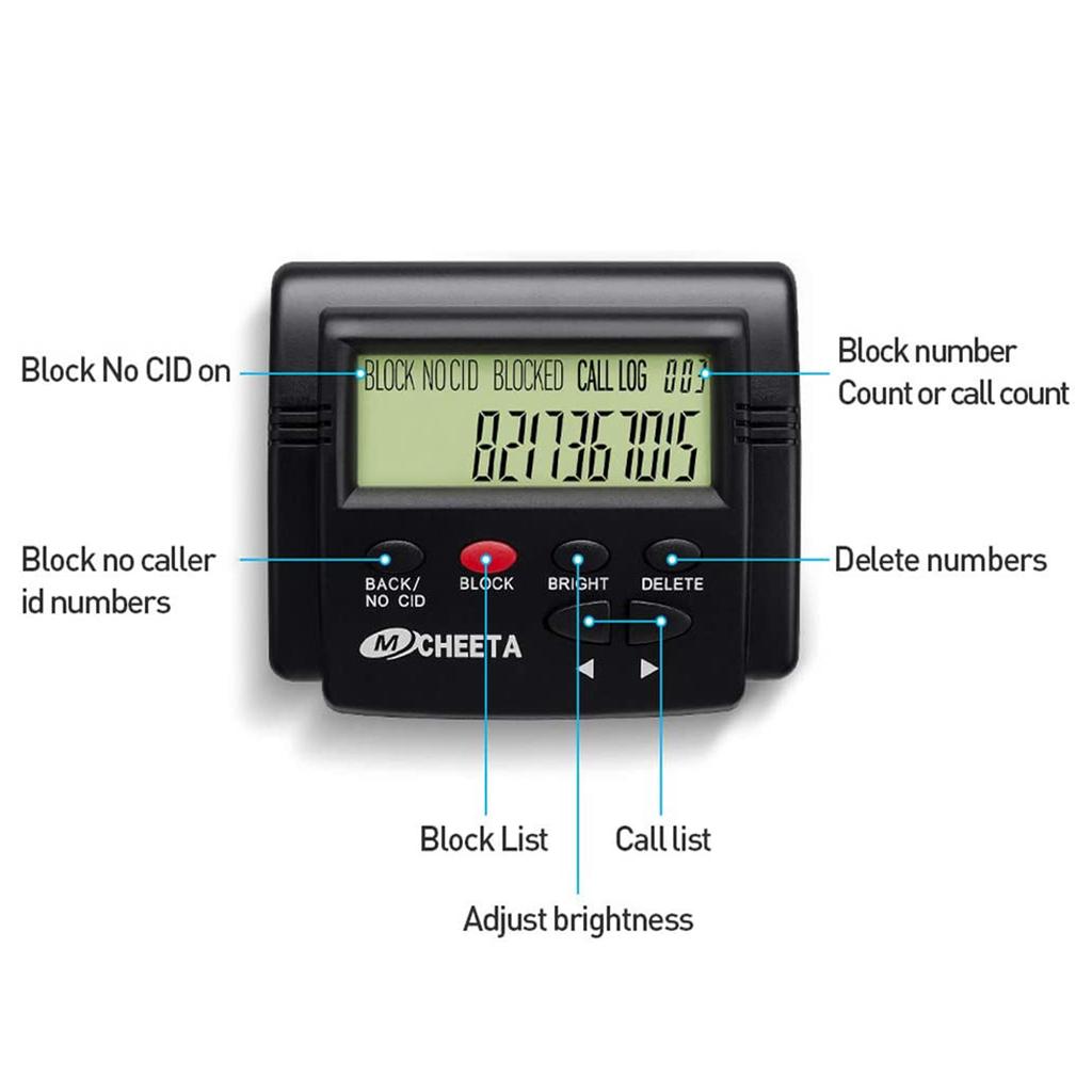 Блокировщик вызовов для стационарных телефонов Телефон 2000 Блокировка идентификатора вызывающего абонента Блокировка номера в одно касание
