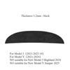 For Tesla Model 3/Y Juniper 2025 Suede Dashboard Cover Pad Sunshade Protector Anti-UV Dash Mat Sun-shading Non-slip Accessories