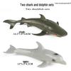 Ocean Wildlife Simulation Toy Set: Sea Turtle, Shark, Whale, Sea Lion, Tiger Shark, Manta Ray, Seal, Grouper.