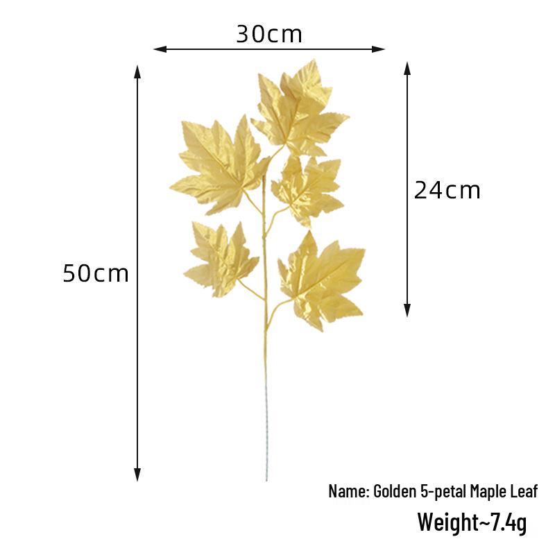Gold Monstera Leaf Balloon for Wedding Decoration