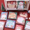 Sticky Note Christmas Pattern Cartoon Girls Self-adhesive Stationery Strong Stickiness Memo Pad for Student