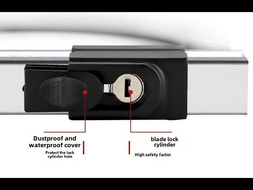 U-Shaped Anti-Theft Waterproof Lock for Bicycles, Electric Vehicles, and Motorcycles