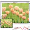 5D DIY Flowers Tulips Cross Stitch Rhinestones Diamond Drawing Embroidery Mosaic Home Decor