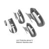 4 шт., защита для пальцев, пищевая защита от ржавчины, защита для пальцев из нержавеющей стали, нарезка, предотвращение травм, инструменты для дома
