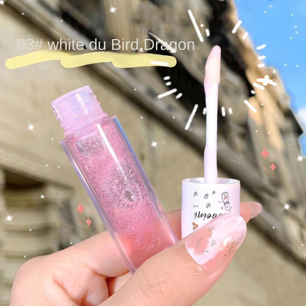 Honey Lip Oil Moisturizing and Hydrating Repair Lighten Lip Lines Lip Gloss Anti-cracking Lip Balm Waterproof Lipstick Long-lasting Set Makeup