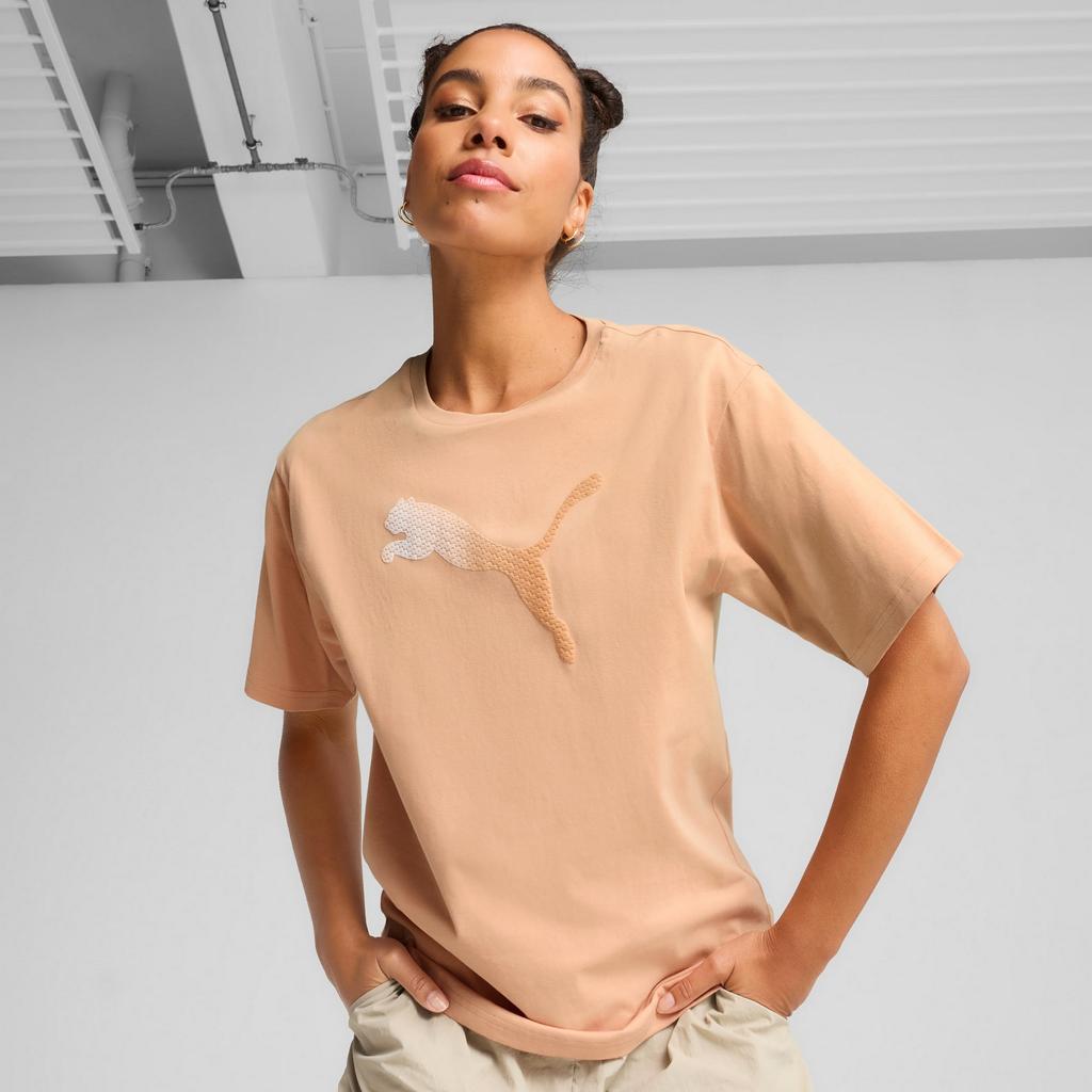 Puma Her Grphic Relaxed Beige Women' T-shirt 68505463 R