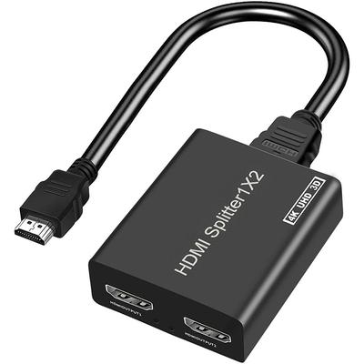 Адаптер HDTV, один вход на два выхода, дисплей 4K 1080P, дублирующий HDMI-сплиттер, переключатель 1 в 2, выход для DVD PS4 Xbox