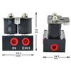 200PSI Solenoid Valve Air Ride Suspension Manifold Valve Double Solenoid Valve Set With Wireless Remote Control For Motorcycle