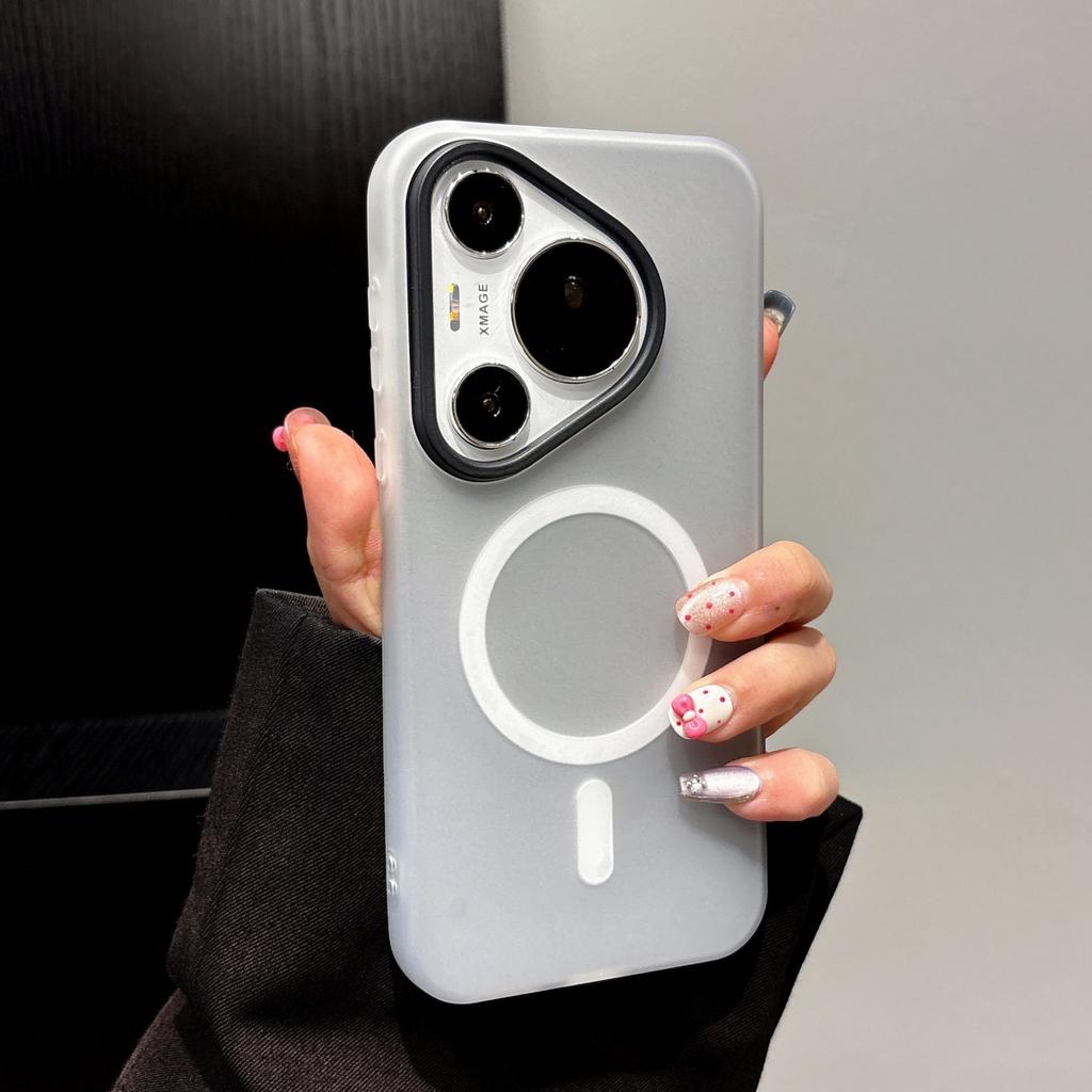 For Magsafe Magnetic Jelly Candy Clear Case For Huawei Pura80 P70 Ultra P60 Mate 70 60 50 Pro Wireless Charge Shockproof Cover