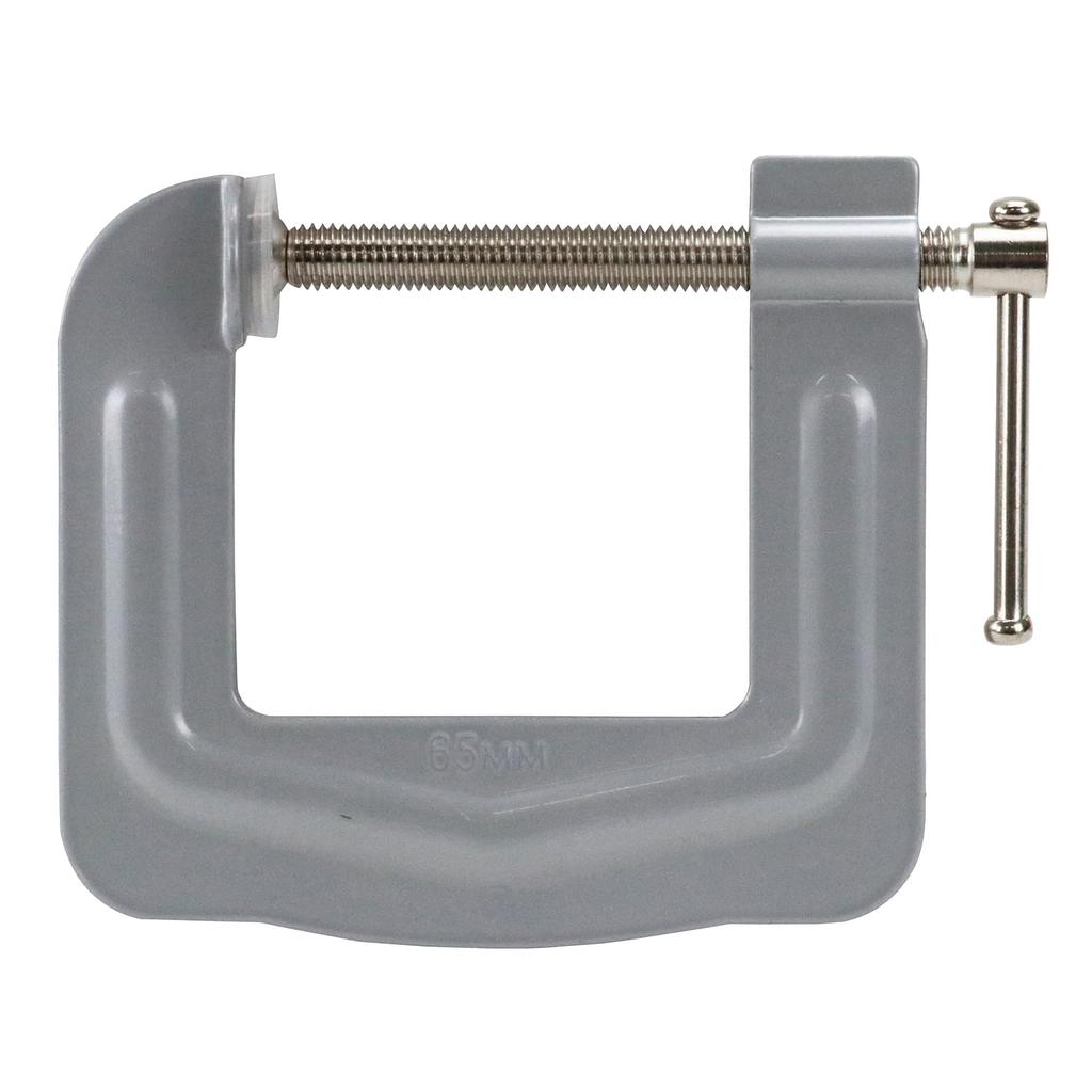SK11 Steel Plate Maximum Jaw Width Clamping Force for and Temporary Assembly C-Clamp, 65mm, 150kg, Fixing, Bonding, Work, C-65
