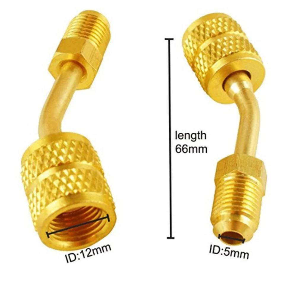 Adapter For Mini Split HVAC System 5/16" Female Quick Couplers 1/4" Male Flare Ductless Mini Split Systems Full Swivel Tip