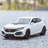 JDM Honda Civic TYPE-R Simulation Diecast & Toy Vehicle Sounds & Light Pull Back Car 1:32 Alloy Collection Model Gifts For Children