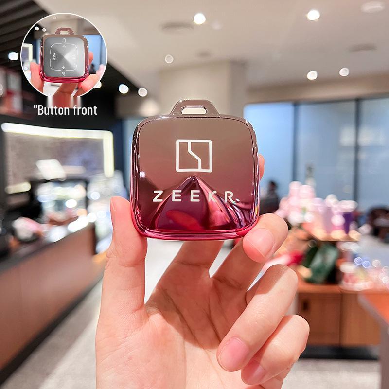 Чехол-брелок Zeekr 7x для моделей 001/007gt/9x/009/Mix - Премиальный автомобильный аксессуар, пряжка-ракушка