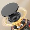 Портативная Bluetooth-совместимая колонка с 360° объемным звуком, глубоким басом, светодиодной подсветкой, аккумулятором 800 мАч, поддержкой USB и TF-карты для вечеринки на открытом воздухе